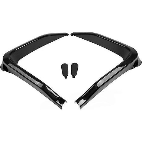 Kit de baguettes de finition noires pour le bord inférieur du carénage et de bouchons d'angle compatibles avec Honda Goldwing GL1500 GL1500SE GL1500A 1988-2000 (1/5)