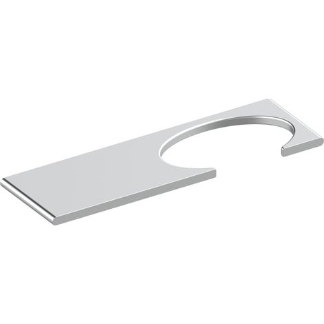 Support de canne de marche ÉDITION 400 avec plateau en aluminium anodisé argenté