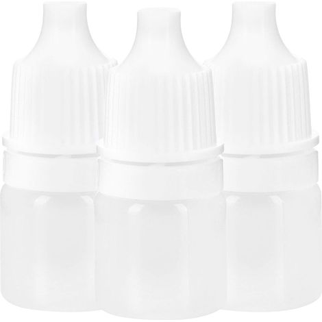100 Pièces Compte-Gouttes en Plastique PE Flacon Compte-Gouttes Vide 2 Ml Flacon Rechargeable Compressible avec Couvercle Résistant aux Fuites et Bouchon pour Oculaires Huiles Légères Salines (1/5)