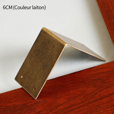 Équerre T4202 en laiton bronze antique 6 cm pour meuble et miroir t4202 6cm bronze 6 × 4 × 0,1 cm 39 g – Livraison gratuite