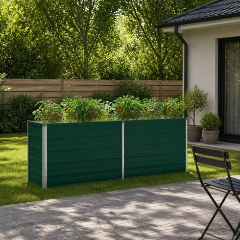 vidaXL Cama de Jardín Elevada Verde 160 x 40 x 55 cm (1/5)