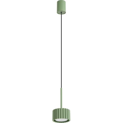 Lampes suspendues AURA aluminium sauge 1xGx53 10cm Sollux (1/2)