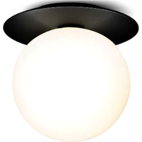 Milky Ball – schwarze Deckenleuchte 18 cm (1/5)