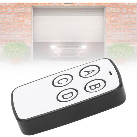 Télécommande sans fil 315M pour volets roulants électriques, portes de garage et barrières - Clé télécommande universelle (noire) (1/5)