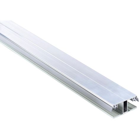 Kombi-Mittelprofil Alu pressblank 2000 mm m. Dichtung