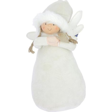MAURY'S ANGELO FERMAPORTA WITH HEART 23 X 16 X H36 IN COLORE BIANCO (1/5)