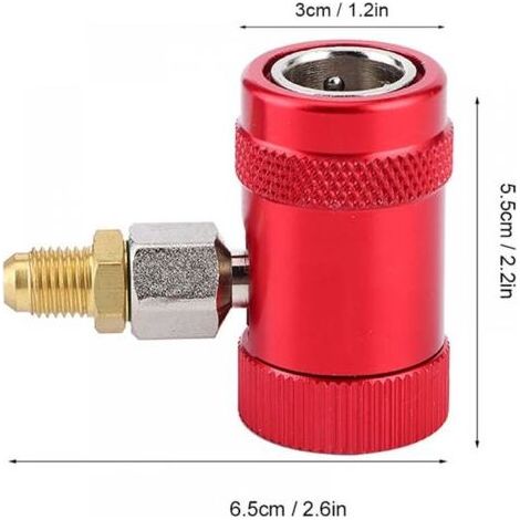 Coupleurs Rapides Raccord Rapide Réglable R1234yf Kit de Conversion de Climatisation de Voiture Réfrigérant de Climatisation