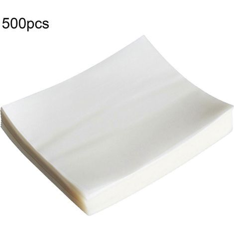 500 feuilles de papier de riz gluant transparent et fin, en amidon de maïs, pour emballer des bonbons pour Noël, mariage ou usage quotidien. (1/5)