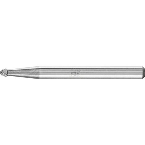 PFERD TOOLS Hartmetall Frässtift Kugel KUD Ø 02x1,5 mm Schaft-Ø 3 mm Z3P universal mittel kreuzverzahnt (1/3)