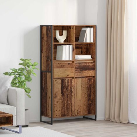 Sideboard 2 pcs Altholz 81 x 36 x 150.5 cm Holzwerkstoff