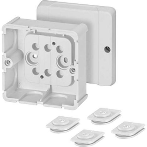 Hensel 6000037 Scatola di derivazione (L x L x A) 88 x 88 x 50 mm Grigio IP54 1 pz. (1/3)