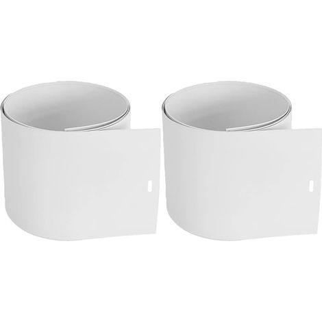 Lamelles de Remplacement PVC Blanc pour Stores Verticaux 2 Pièces (1/5)