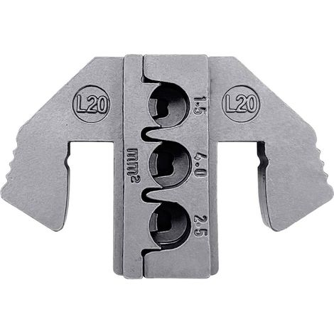 TOOLCRAFT TO-9625869 Matrice di crimpaggio CONTATTO MCP 6.3/4.8K & SPT (SWS) 1.5 fino a 2.5 mm² Adatto per marchio (Pin (1/2)
