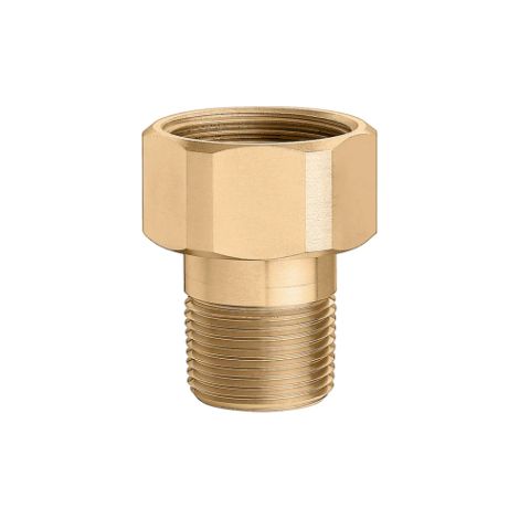 Bocchettone completo di guarnizione. Attacco tubazione 3/4"M Caleffi 110050  Ottone