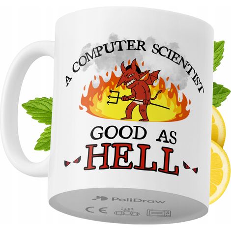 Lustige Tasse für Informatiker – Kaffee- oder Teetasse mit witzigem Textdesign – ideal für Geburtstage, Namenstage, Feiertage und besondere Anlässe. Hochwertige Tasse für Homeoffice, Büro und Arbeit. 
