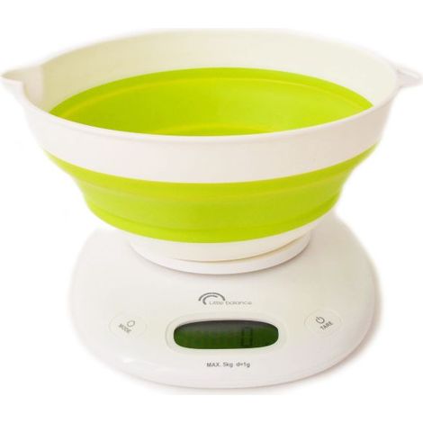 Little Balance Balance de cuisine moderne blanc vert anis (1/3)
