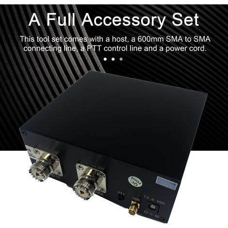 Émetteur-récepteur SDR Portable en alliage d'aluminium, 160MHz, 100W, commutateur Radio, partage d'antenne, équipement de Signal pratique, accessoire. (1/5)