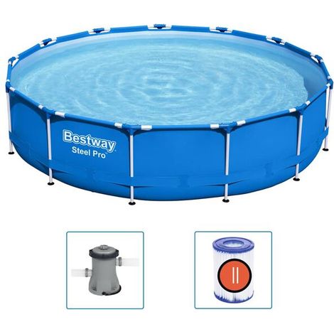 Piscine à structure Bestway Steel Pro 396 x 84 cm (1/5)