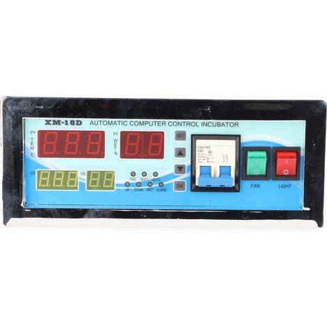 Contrôleur d'Incubation Automatique XM‑18D, Régulateur de Température et Humidité 180‑240V