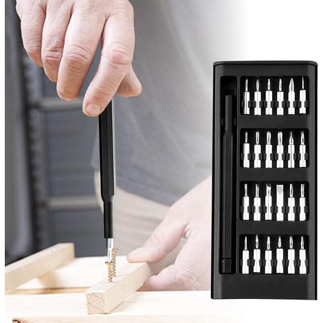 Kit de tournevis de précision 24 en 1, mini tournevis magnétique, ensemble d'outils de réparation (1/5)