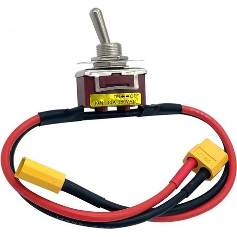 Commutateurs de connexion T XT90/60 pour modèles avec protection contre les surintensités et les courts-circuits Commutateurs de batterie d'hélicoptère (1/5)
