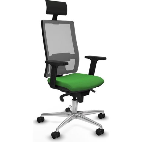Piqueras y Crespo Horna chaise bureau vert ergonomique (1/3)