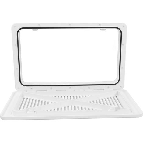 Grille de ventilation pour ventilateur d'extraction de camping-car 574 x 360 x 48 mm, compatible avec camping-cars, caravanes, bateaux et yachts. (1/5)