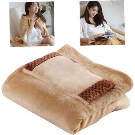 Couverture Chauffante - 24 x 32 Pouces - USB Rechargeable - Portable - Pour Adulte - 1 Pièce (1/4)