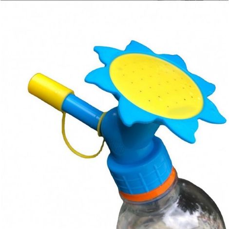 5 pièces 2 en 1 arroseur d'eau bouteille en plastique arroseur buse fleur arrosage approvisionnement Portable jardin outil (1/5)