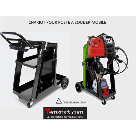 Chariot de soudage mobile pour poste a souder WC