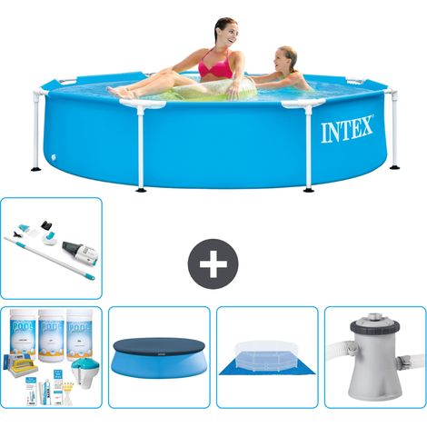 Intex Piscine Tubulaire Ronde - 244x51 cm - 6-pièces  S20393 (1/5)