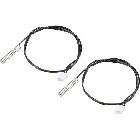 Sonde Capteur Température Acier Inoxydable NTC Sonde Capteur Thermique 30cm Thermomètre Numérique Câble Extension (1/5)