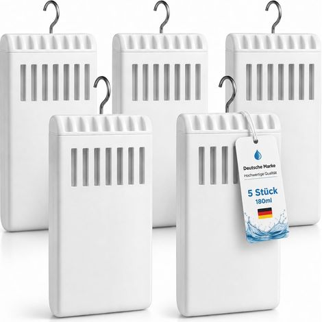 Humidificateur pour chauffage avec crochets - En plastique - Blanc - Humidificateur d'eau (1/5)
