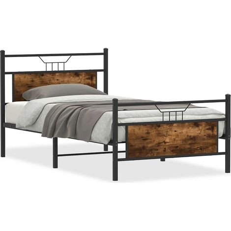 Maison Exclusive - Estructura de cama sin colchón madera roble ah