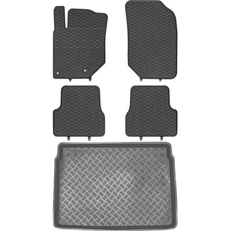 Peugeot 2008 II Crossover (desde 2019) - Juego de alfombrillas de goma para coche + alfombrilla para maletero (1/5)
