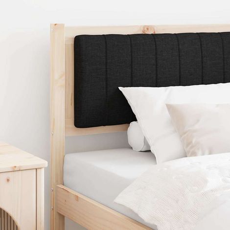 Gepolstertes Kopfteil Braun 100 cm Massives Kiefernholz