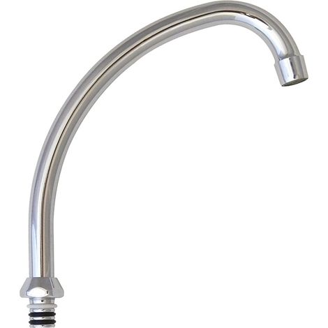 Canna miscelatore monoforo Jota cromata 3/4"×18 mm 150 mm  Tecom