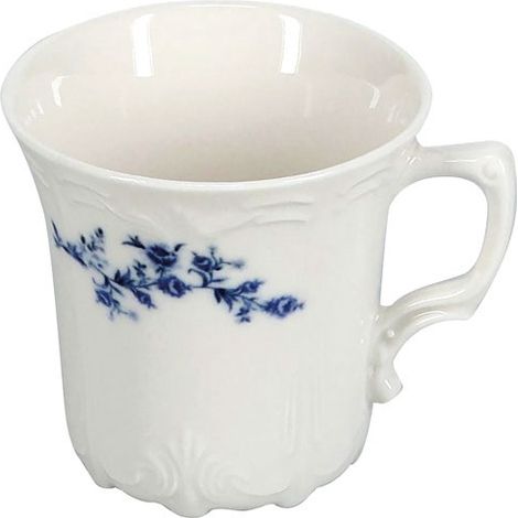 Tasse Rétro Fleur Bleue 20cl Design Floral Rétro, Céramique Fine - Fine Dining Living (1/3)