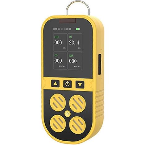 4-in-1-Gaswarngerät mit Sensoren und tragbarem Gefahrenalarm (1/5)