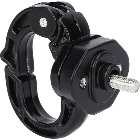 Support moto crochet avant aluminium charge 12kg sac casque accroche universel scooter électrique noir (1/5)