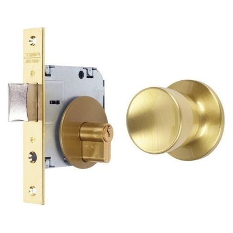 Pomo Puerta 50Mm 352050Lm Laton/Mate Entrada Tesa
