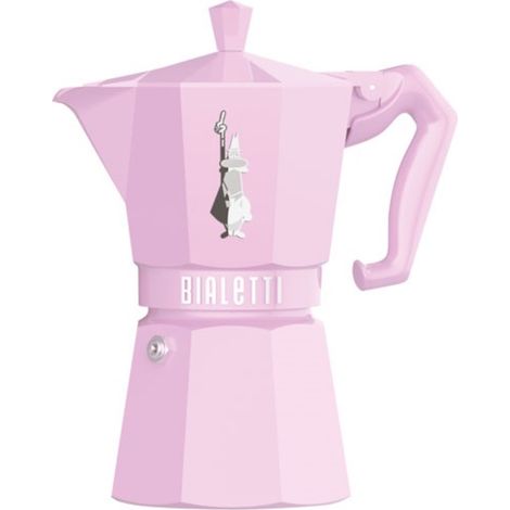 Caffettiera italiana, 6 tazze, rosa pastello - 0009064 - Bialetti