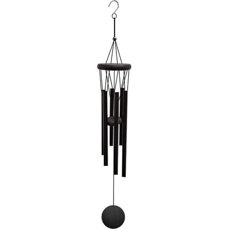 [NEVER USED] Outdoor Wind Chimes, 6 Hollow Aluminum Tubes, Decorative Outdoor Wind Chimes Aluminum Wood Wind Chime for Garden Yard Home1 piece