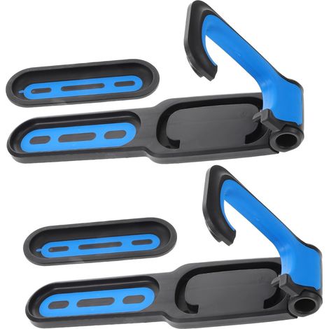 présentoir à vélo Support Mural pour vélo Porte-vélos pour Garage Crochets Suspendus à vélo Porte vélo Suspendu Support VTT extérieur résine Black (1/5)