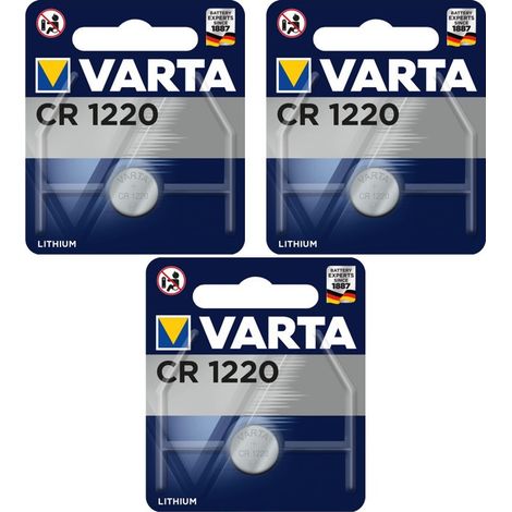 .Varta CR 1220 3V au lithium.