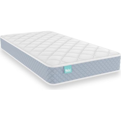 Nalui Colchón Cuna 60x120x12cm Azul Claro Baby One ±12cm Certificado Oeko-Tex® Hecho en España