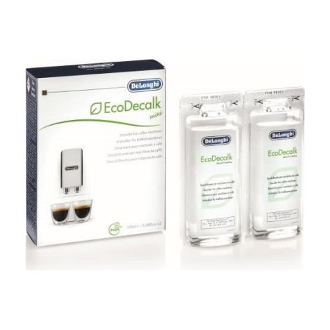 DELONGHI DLS C200 Détartrant EcoDecalk Mini 2x100ml pour toutes les machines a café Delonghi