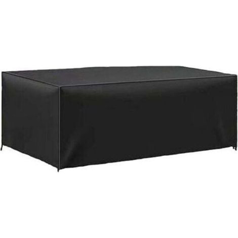 Housse Table de Jardin - 180 x 110 x 70cm - Housse de Protection Bâche Résistante aux Intempéries et aux Déchirures 420D Oxford pour Mobilier Salon de Jardin (1/4)