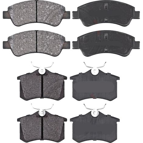 KIT PASTIGLIE FRENO ANTERIORI E POSTERIORI compatibile con PEUGEOT 308 I (4A,4C) / PASTIGLIE FRENANTI AUTO OEM P 61 101,P 85 020 / SOSTITUZIONE DIRETTA / BASSA POLVERE / SILENZIOSO