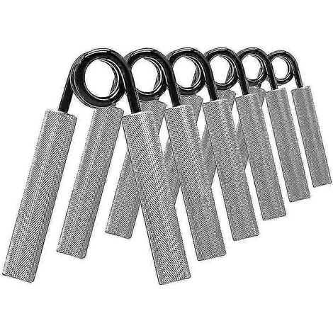 Ensemble de 6 poignées de musculation robustes en acier au carbone, antidérapantes et résistantes, pour une force de préhension de 45 à 160 kg.